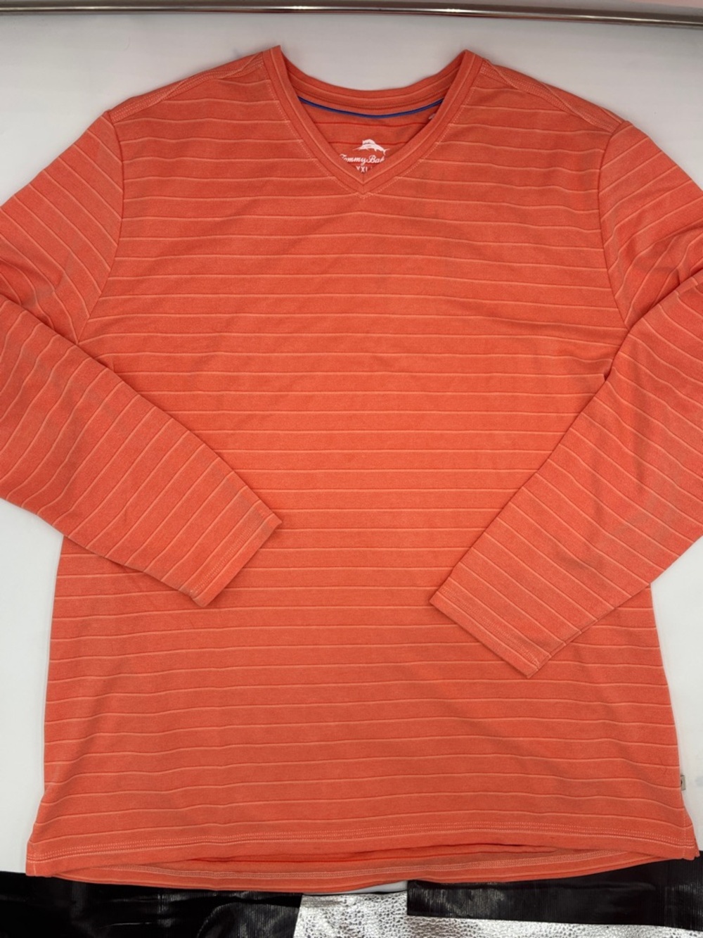 Tommy Bahama Rio Breeze Long Sleeve T-Shirt in Dark Coral